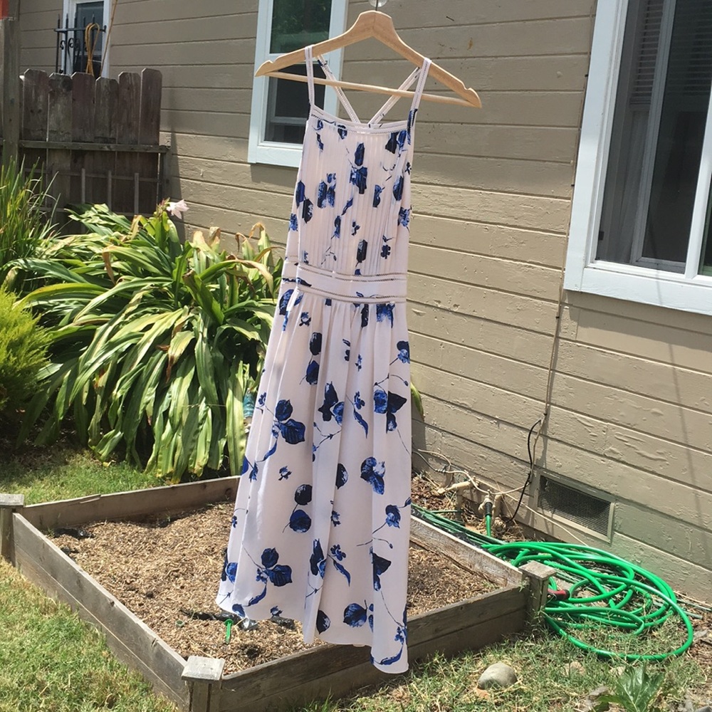 Club Monaco floral midi dress